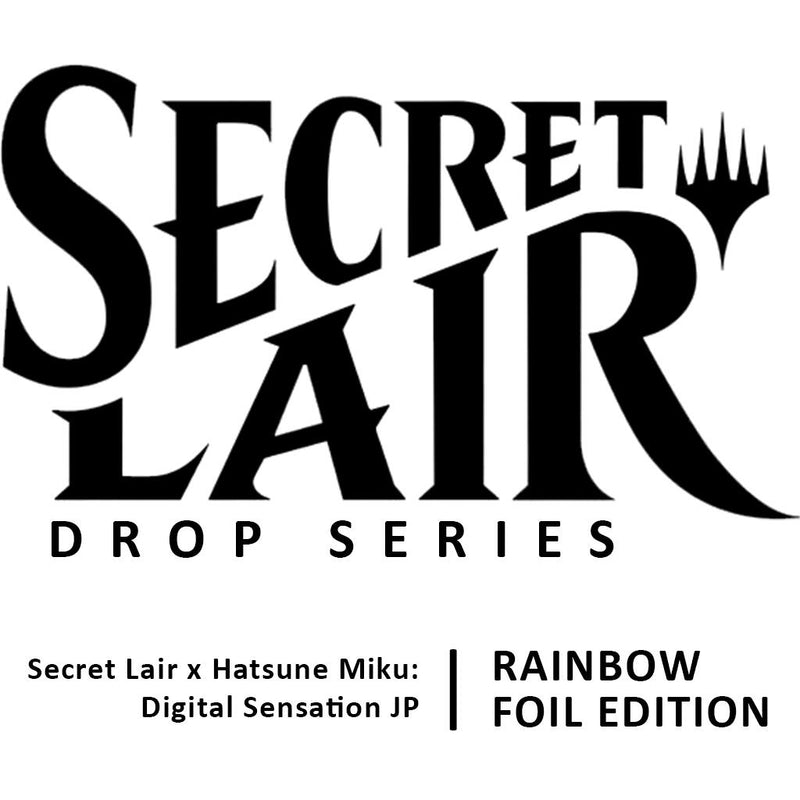 Secret Lair Drop Secret Lair x Hatsune Miku Digital Sensation JP Rainbow Foil Edition [SLD]