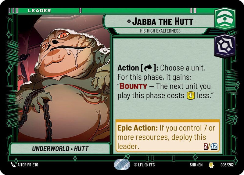 Jabba the Hut (40mm Scale on 65mm Base) | Shatterpoint Proxy | C27