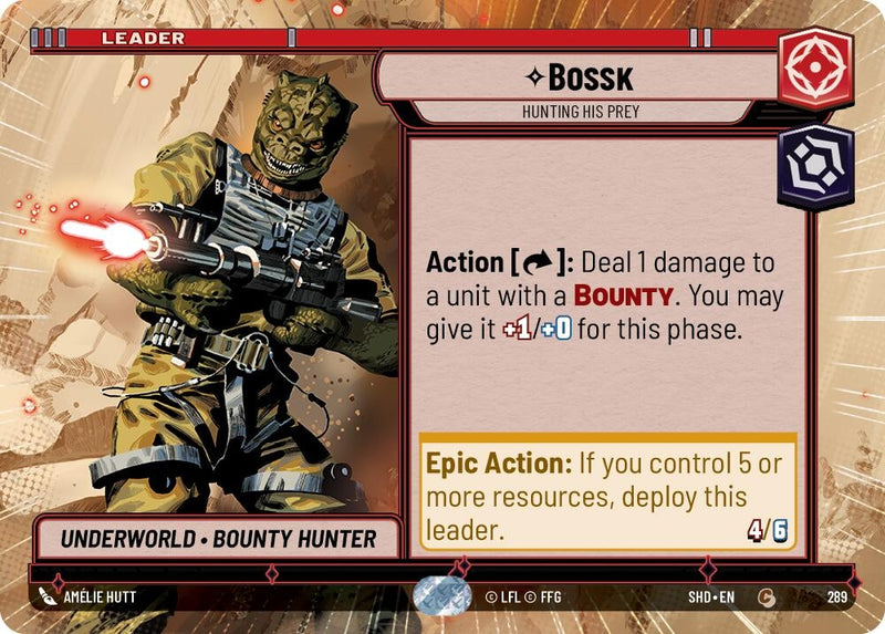 Bossk Hunting His Prey Hyperspace (289) [SHD]