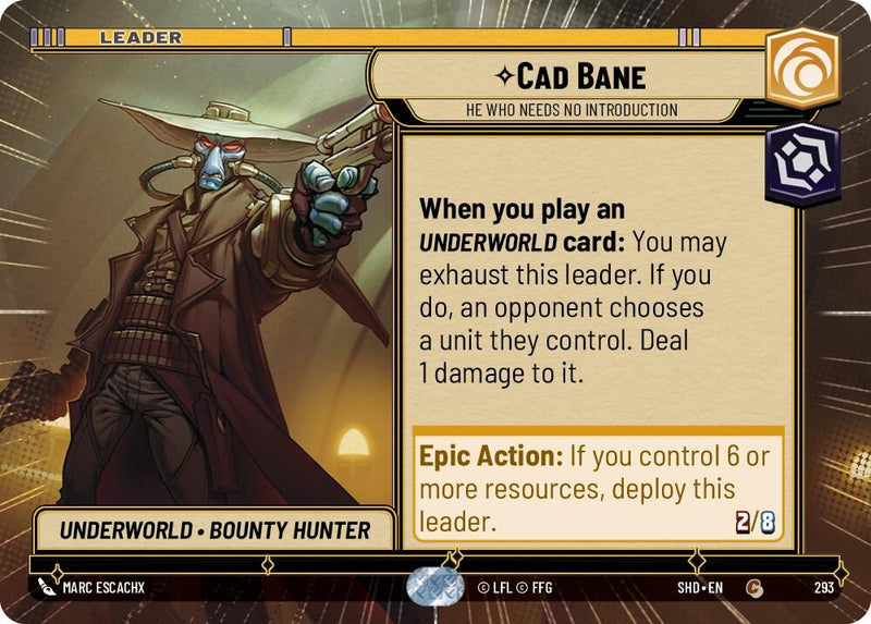 Cad Bane He Who Needs No Introduction Hyperspace (293) [SHD]