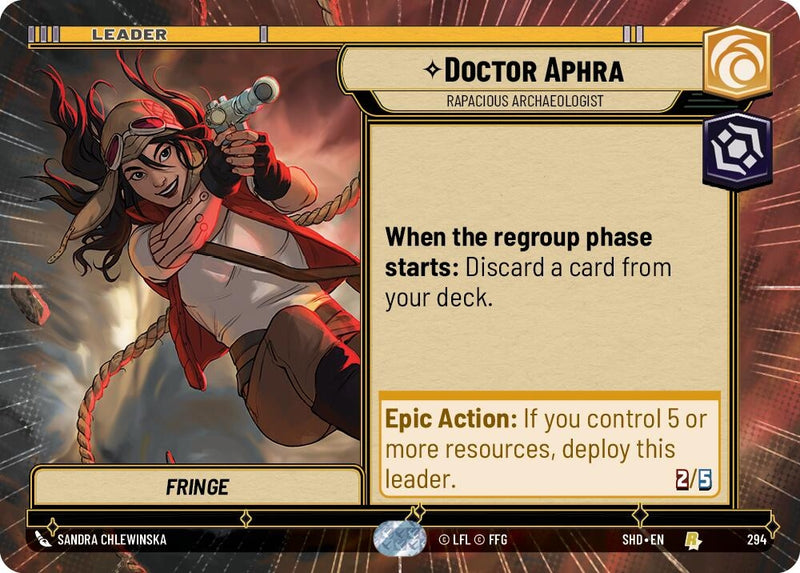 Doctor Aphra Rapacious Archaeologist Hyperspace (294) [SHD]