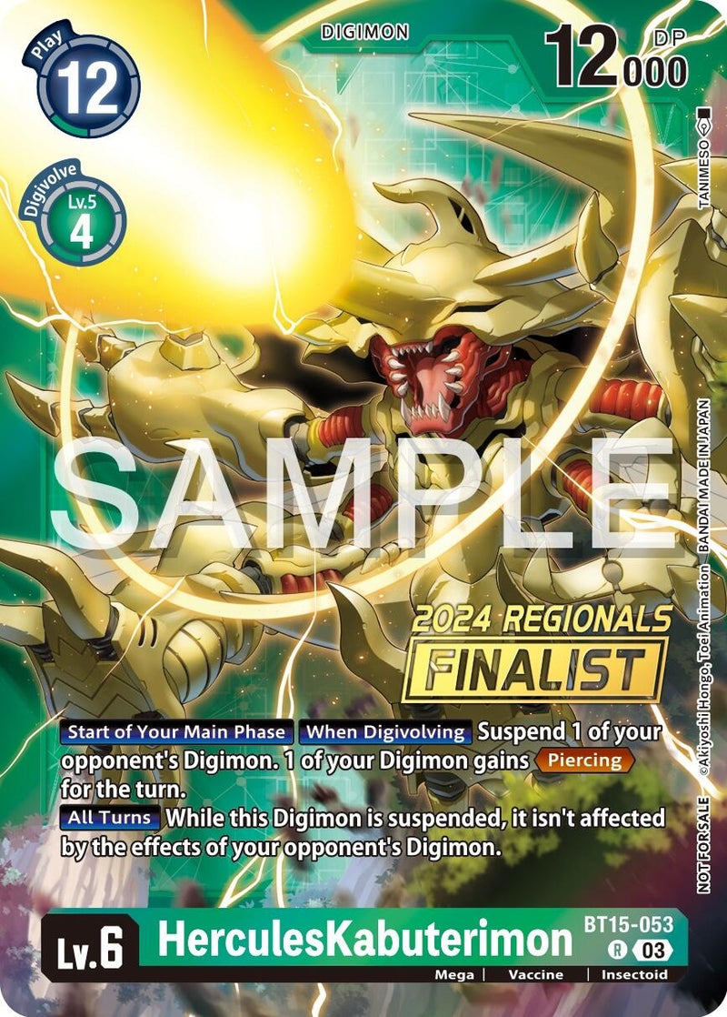 Image for HerculesKabuterimon (2024 Regionals Finalist) [Exceed Apocalypse]