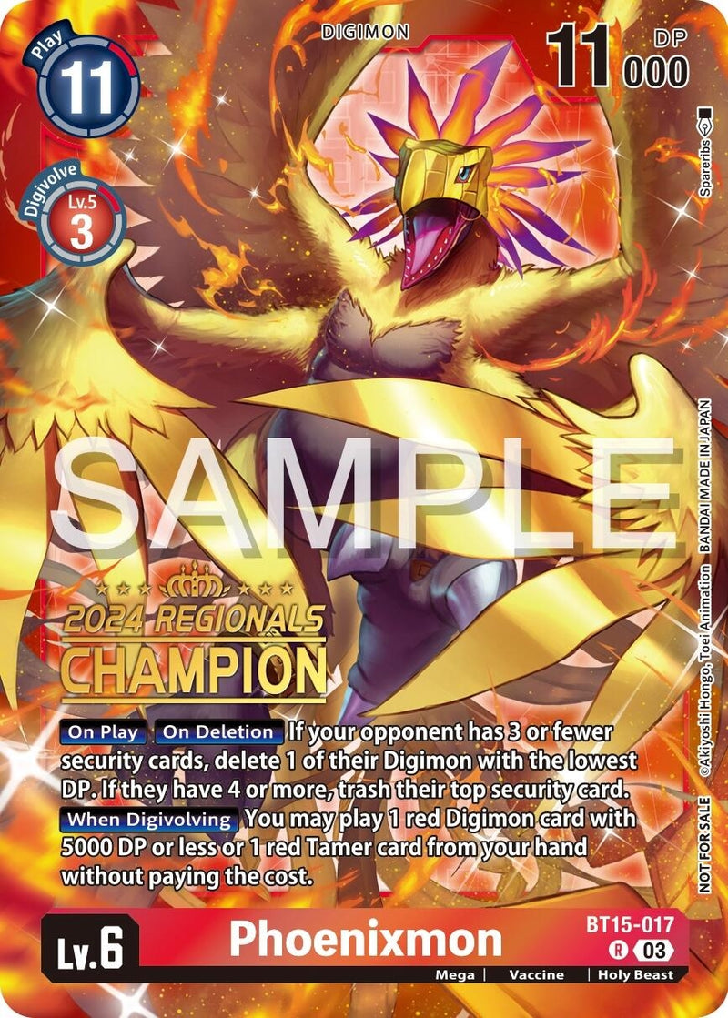 Image for Phoenixmon (2024 Regionals Champion) [Exceed Apocalypse]