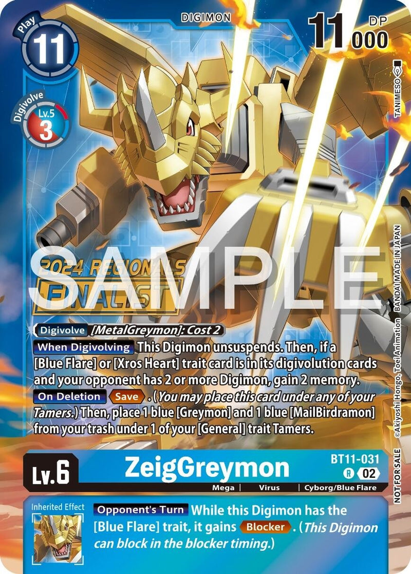 Image for ZeigGreymon (2024 Regionals Finalist) [Dimensional Phase]