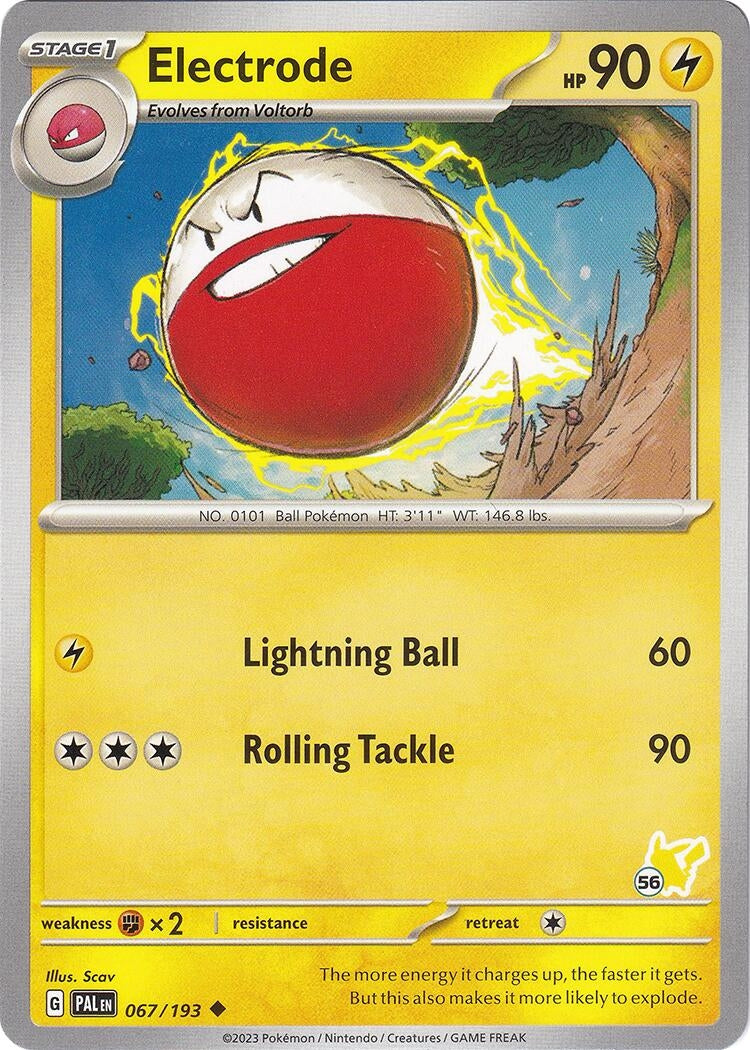 Electrode Pikachu 56 (067/193) [BA24]
