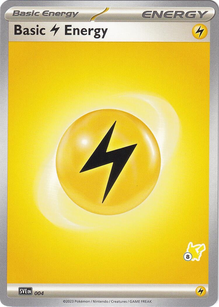 Basic Lightning Energy Pikachu 8 (004) [BA24]