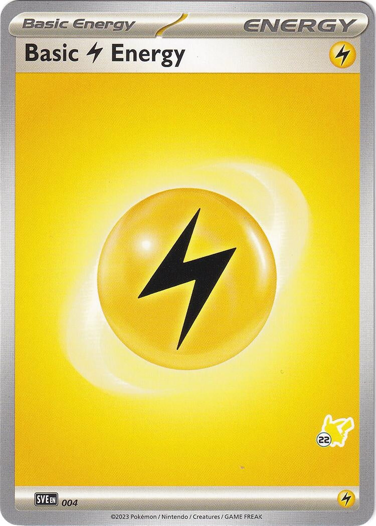 Basic Lightning Energy Pikachu 22 (004) [BA24]
