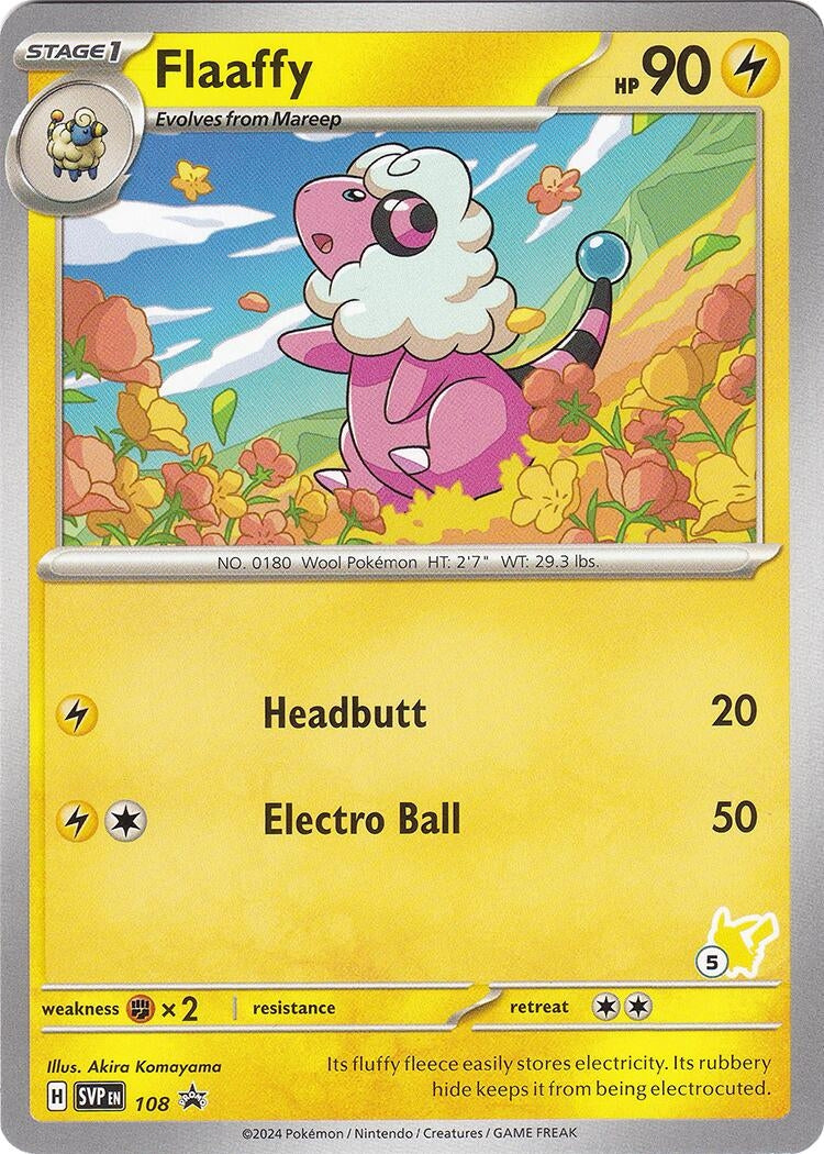 Flaaffy Pikachu 5 (108) [BA24]