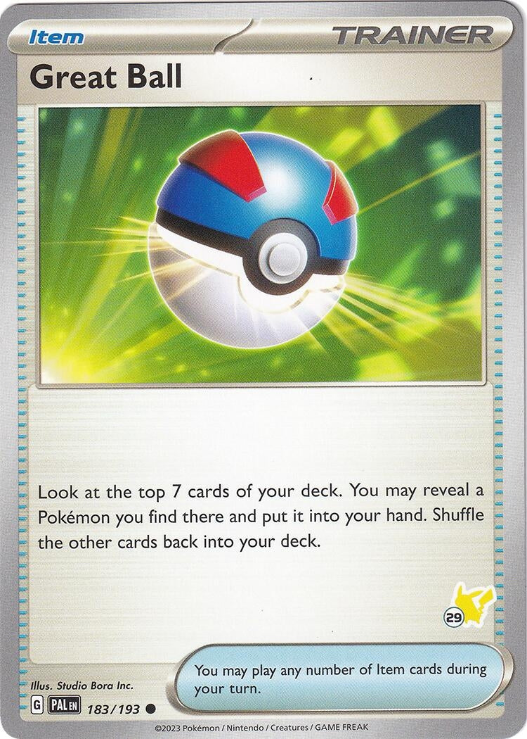 Great Ball Pikachu 29 (183/193) [BA24]