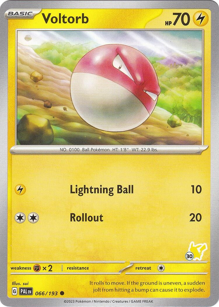 Voltorb Pikachu 30 (066/193) [BA24]