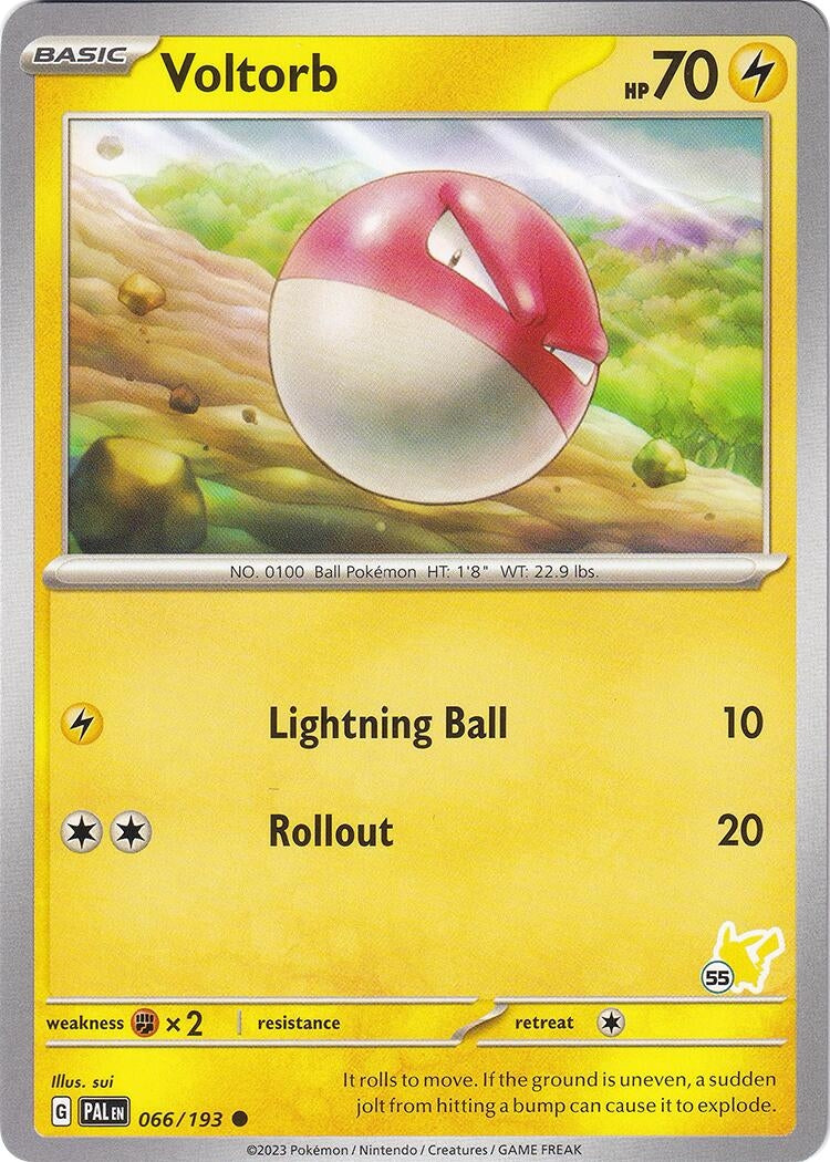Voltorb Pikachu 55 (066/193) [BA24]