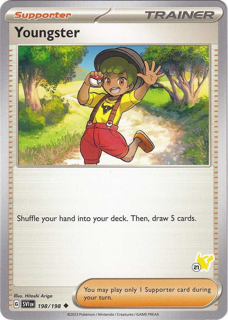 Youngster Pikachu 21 (198/198) [BA24]