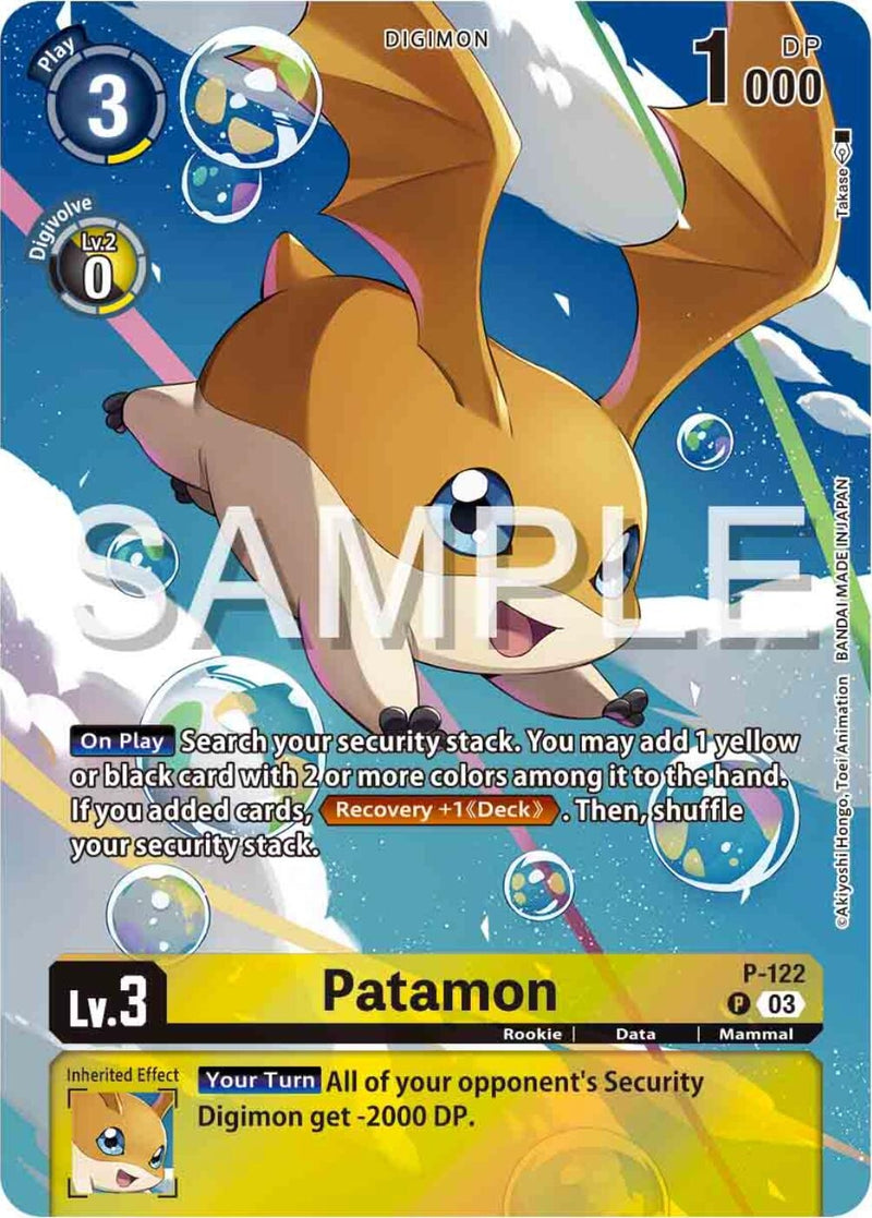 Image for Patamon - P-122 (Digimon Adventure 02: The Beginning Set) [Digimon Promotion Cards]