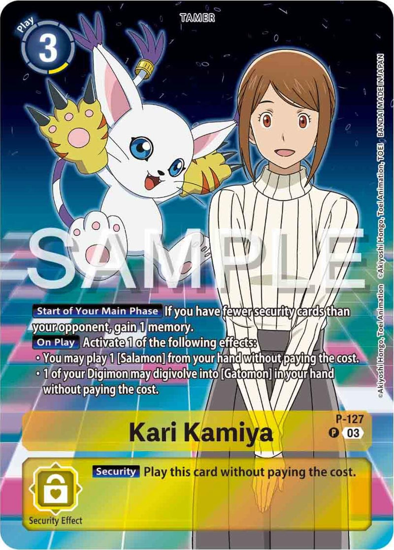 Kari Kamiya - P-127 (Digimon Adventure 02: The Beginning Set) [Digimon Kari Kamiya - P-127 (Digimon Adventure 02: The Beginning Set) [Digimon