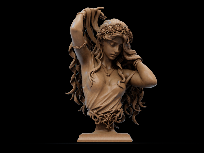 Aphrodite Resin Bust - Design 2 - view 1