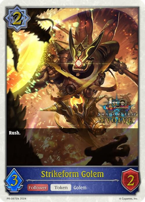 Strikeform Golem 1st Anniversary Stamped (PR-087EN) [SVPR]