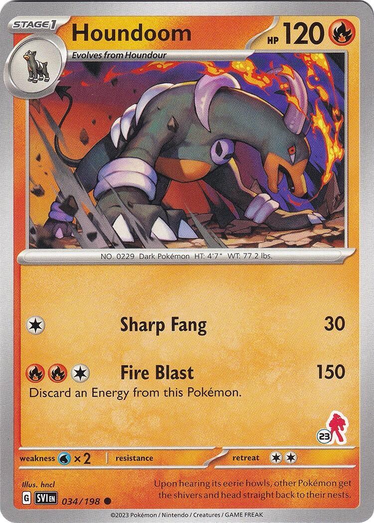 Houndoom Armarouge 23 (034/198) [BA24]