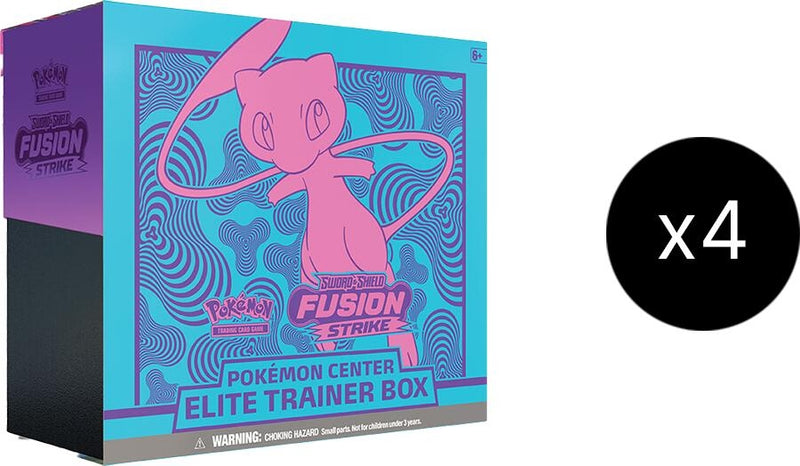 Fusion Strike Pokemon Center Elite Trainer Box Case Exclusive [SWSH08]