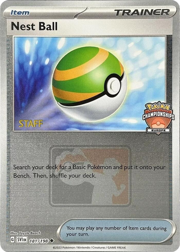 Nest Ball 181 198 Europe Championships Staff (181/198) [PR]