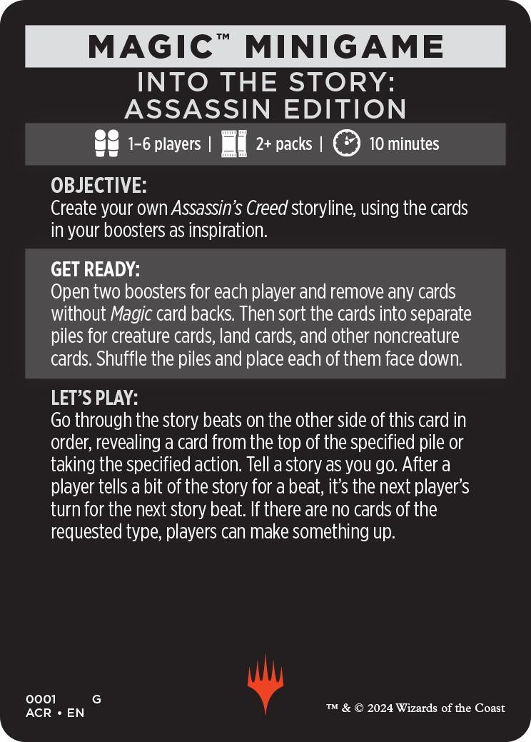 Magic Minigame Into The Story Assassin Edition (1) [ACR]