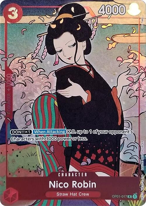 Nico Robin English Version 1st Anniversary Set (OP01-017) [OP-PR]