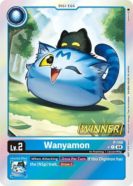 Image for Wanyamon - P-148 (Store Tournament 2024 Jul. - Sep. Winner Pack) [Digimon Promotion Cards]