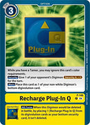 Image for Recharge Plug-In Q - P-146 (Store Tournament 2024 Jul. - Sep. Participation Pack) [Digimon Promotion Cards]