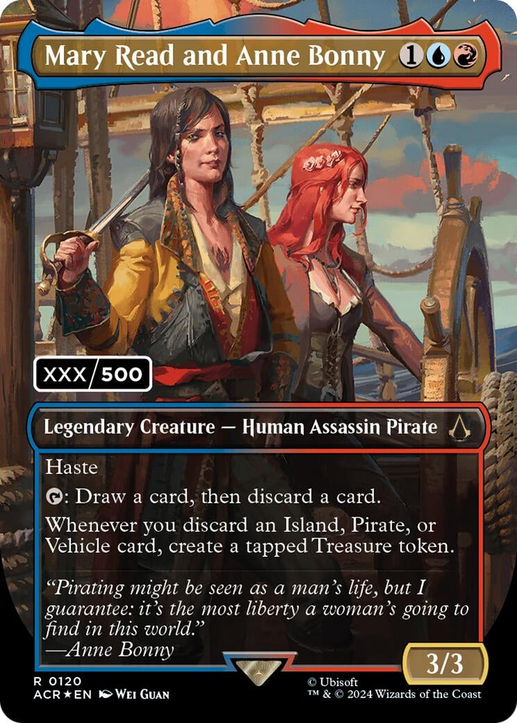 Mary Read and Anne Bonny English Serial Numbered (120) [ACR]