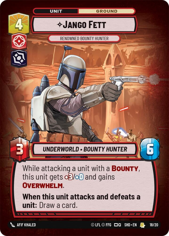 Jango Fett Renowned Bounty Hunter (18/20) [SHD-WPP]