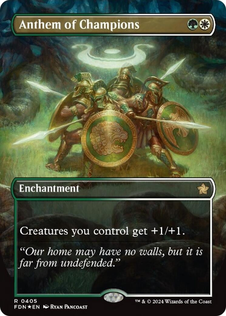 Image for Anthem of Champions (Borderless) (Mana Foil)