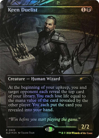 Keen Duelist Rainbow Foil (828) [SLD]