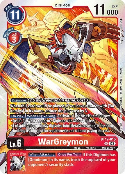 Image for WarGreymon [Secret Crisis]