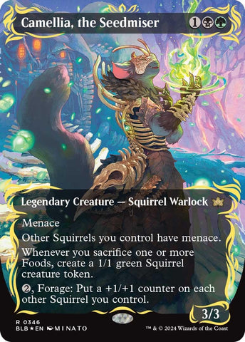 Camellia the Seedmiser Borderless Raised Foil (346) [BLB]