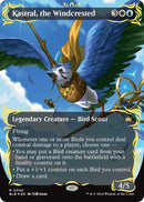 Kastral the Windcrested Borderless Raised Foil (350) [BLB]
