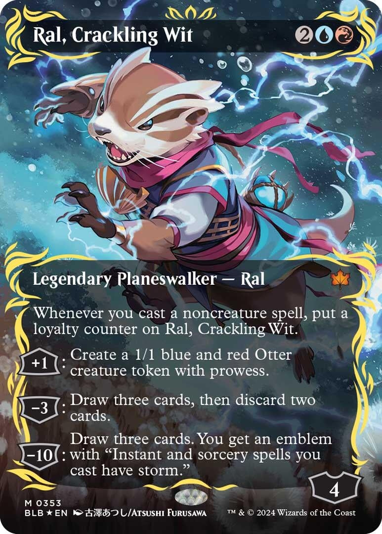 Ral Crackling Wit Borderless Raised Foil (353) [BLB]