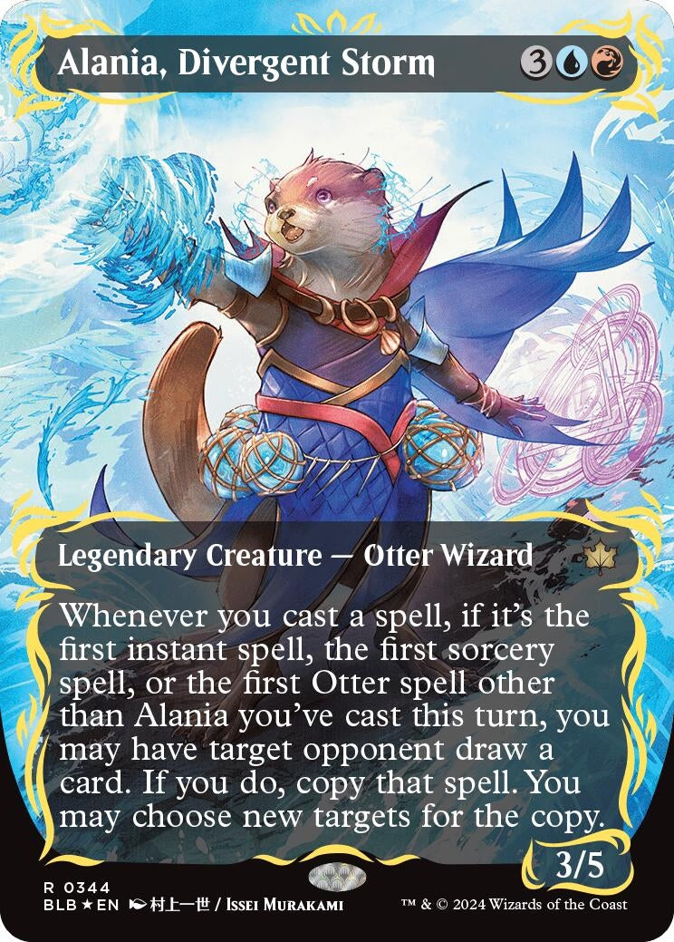 Alania Divergent Storm Borderless Raised Foil (344) [BLB]