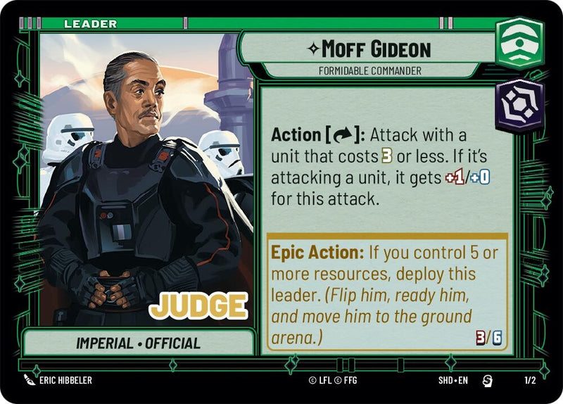 Image for Moff Gideon - Formidable Commander [Judge Promos]