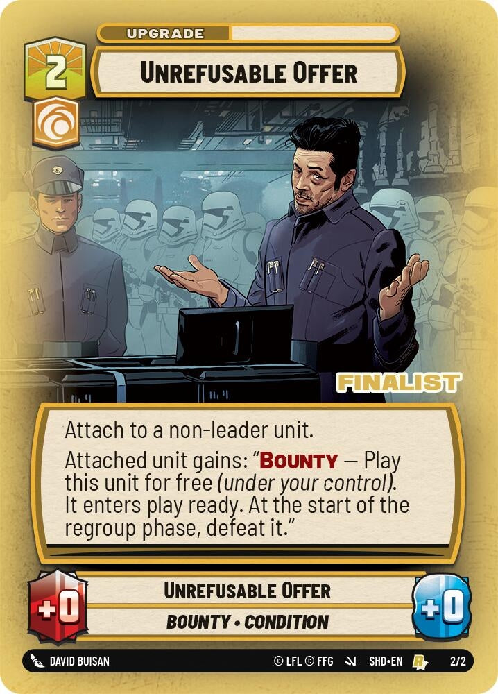 Image for Unrefusable Offer (Finalist) [Store Showdown Promos]