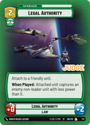 Image for Legal Authority [Judge Promos]