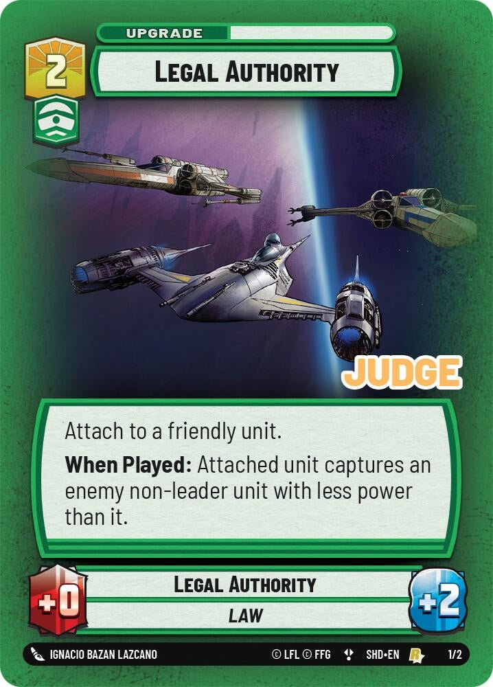 Image for Legal Authority [Judge Promos]