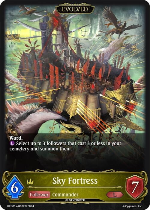 Sky Fortress Evolved (GFB01a-007EN) [GFB01]