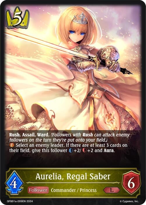 Aurelia Regal Saber (GFB01a-009EN) [GFB01]