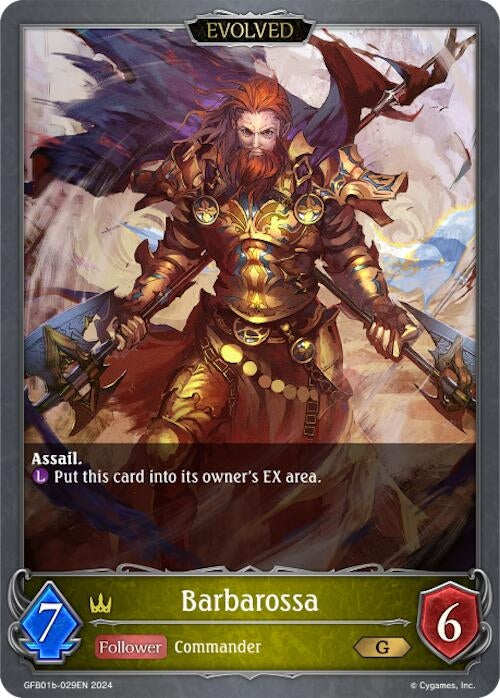 Barbarossa Evolved (GFB01b-029EN) [GFB01]