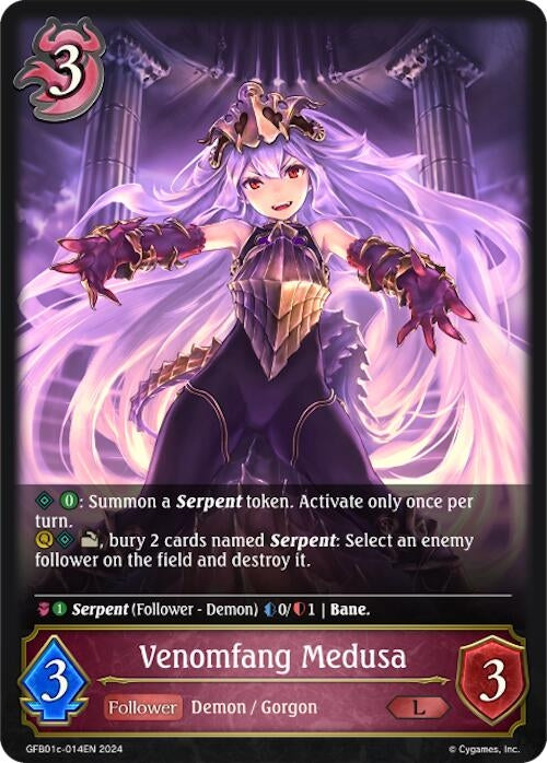 Venomfang Medusa (GFB01c-014EN) [GFB01]