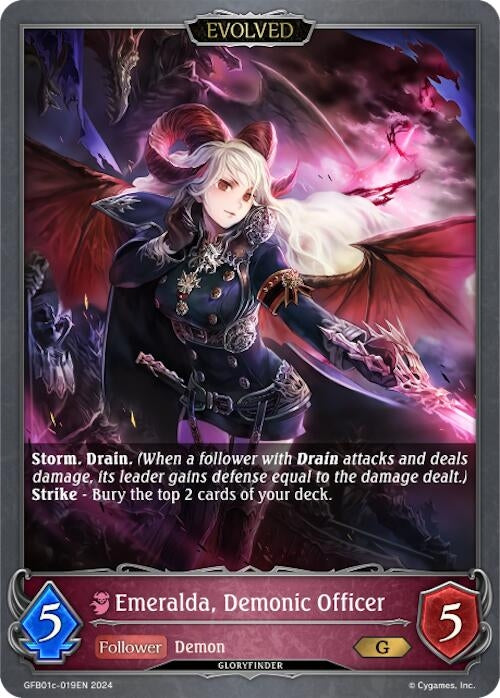 Emeralda Demonic Officer Evolved (GFB01c-019EN) [GFB01]