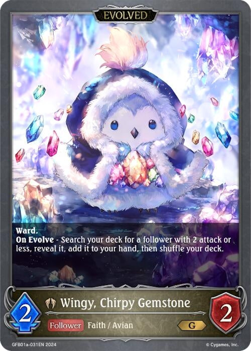 Wingy Chirpy Gemstone Evolved (GFB01a-031EN) [GFB01]