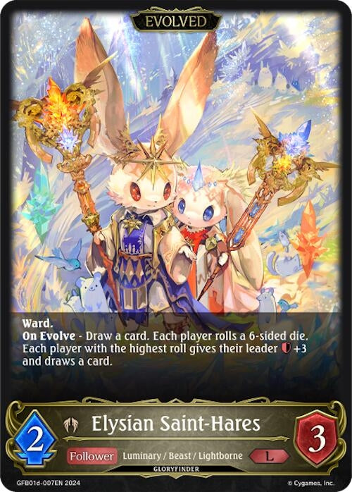 Elysian Saint Hares Evolved (GFB01d-007EN) [GFB01]