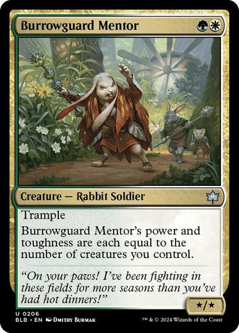 Burrowguard Mentor (206) [BLB]