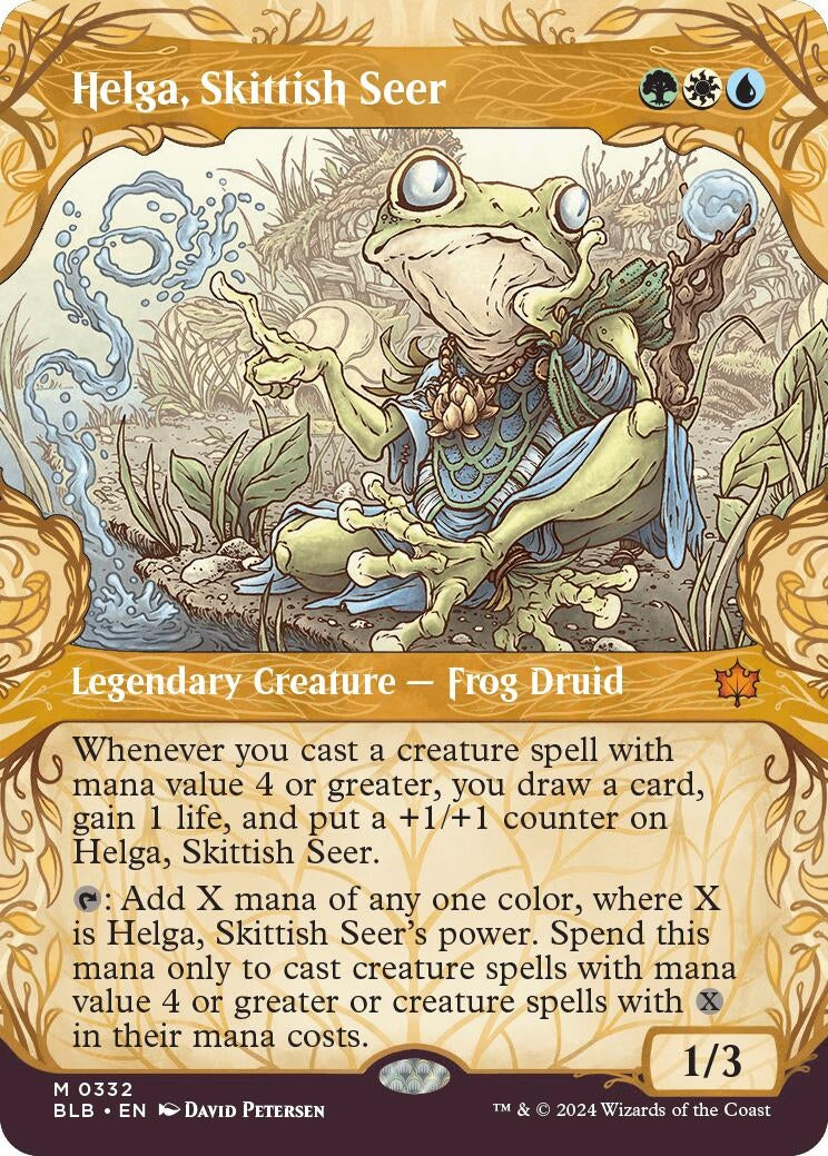 Helga Skittish Seer Showcase (332) [BLB]