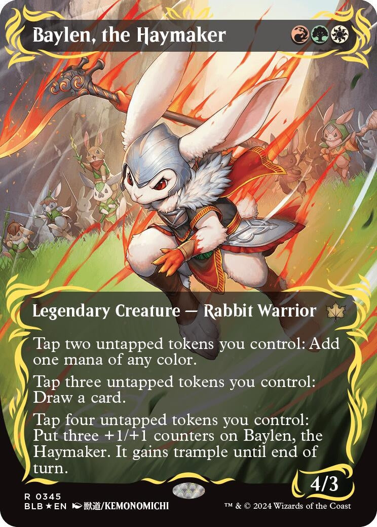 Baylen the Haymaker Raised Foil (345) [BLB]